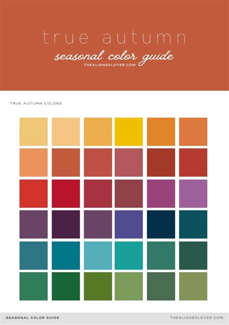 colors of autumn ass|The ultimate autumn seasonal color guide .